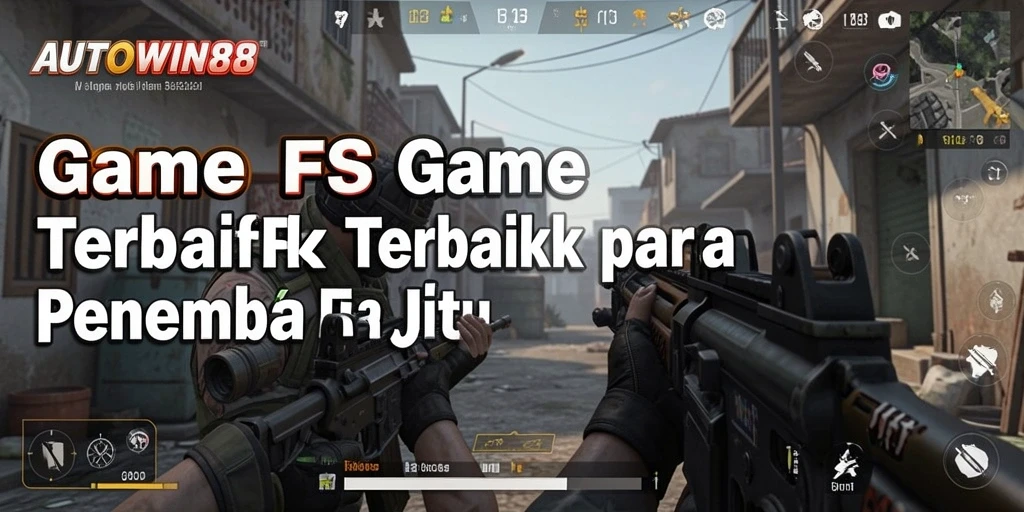 Screenshot AUTOWIN88 menampilkan aksi seru dalam game FPS.